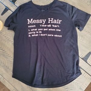 M Messy Hair Tee by Awake